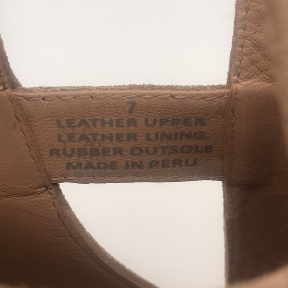 ABLE Local + Global Gamboa Cut-Out Suede Bootie Ankle Boot Size 7 - Picture 5 of 7